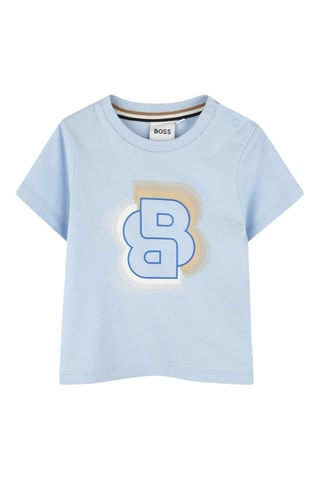 T-shirt - Celeste - Boss