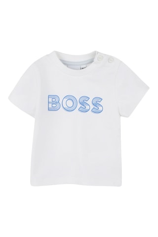 T-shirt in cotone bio - Bianco - Boss