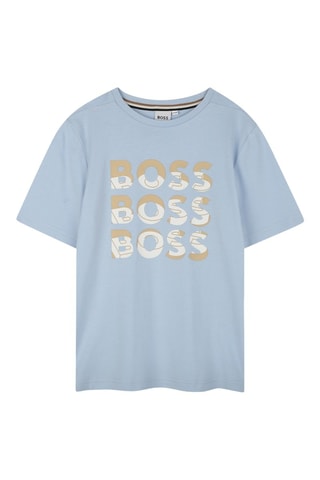 T-shirt - Celeste - Boss