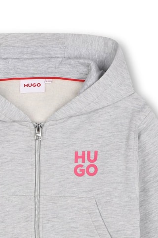 Felpa con cappuccio - Grigio melange - Hugo