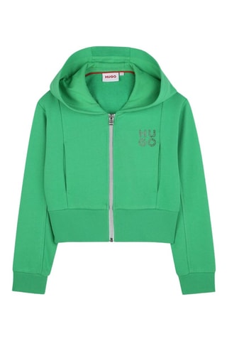 Felpa con cappuccio - Verde chiaro - Hugo