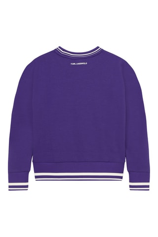 Felpa - Viola - Karl Lagerfeld
