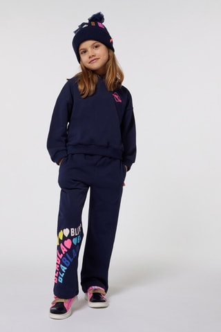 Felpa con cappuccio - Indaco - Billieblush