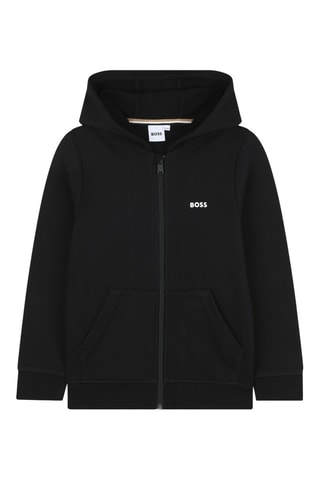 Felpa con cappuccio - Nero - Boss