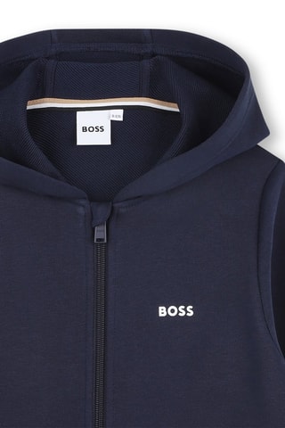 Felpa con cappuccio - Navy - Boss