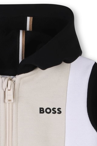 Felpa con cappuccio - Beige chiaro - Boss