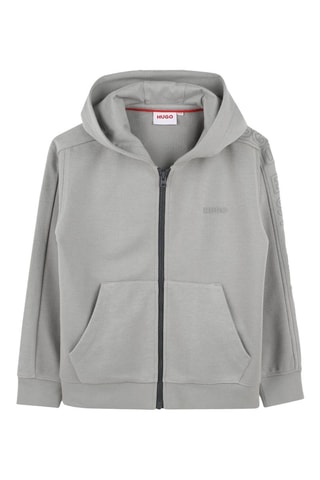Felpa con cappuccio - Grigio chiaro - Hugo