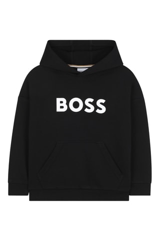 Felpa con cappuccio - Nero - Boss