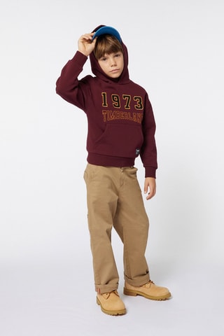Felpa in cotone bio - Bordeaux - Timberland
