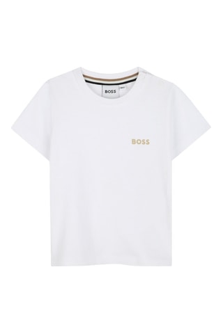 T-shirt e shorts - Bianco - Boss