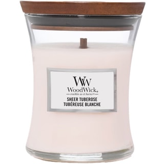 Vela em frasco - Tuberosa branca - Modelo médio - 275 g