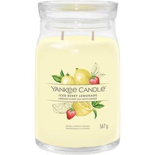Vela perfumada tarro grande - Limonada con frutos rojos