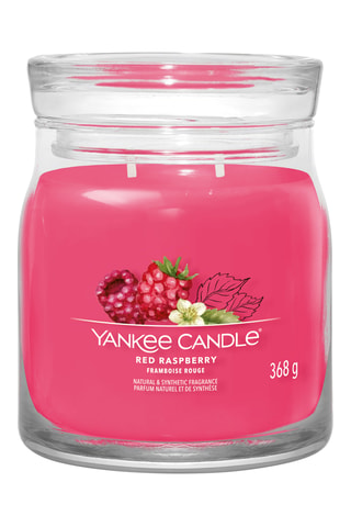 Vela em frasco perfumada «Framboesa vermelha» - Jarra média - 368 g