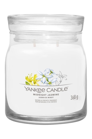 Vela em frasco perfumada «Jasmim de meia-noite» - Jarra média - 368 g