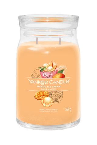 Vela em jarra perfumada « Gelado de manga » - Grande jarro - 1,194 kg