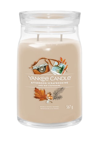 Vela perfumada tarro grande modelo Signature - Tarde de scrapbooking