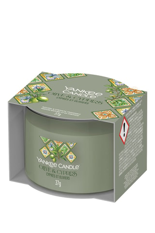 Vela votiva perfumada - Cipreses y olivos