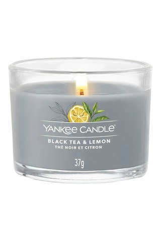 Minivela votiva perfumada - Té negro y limón