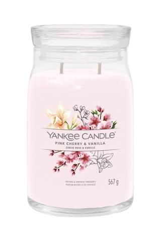 Geurkaars in pot Cerise rose et vanille  - Grote Pot 1,194 kg