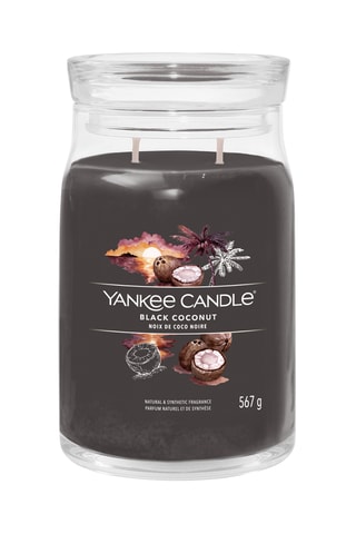 Geurkaars in pot Noix de coco noir - Grote Pot 567 g