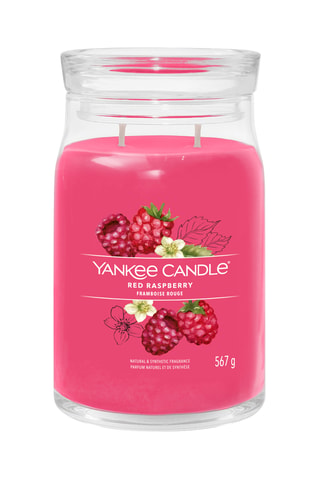 Bougie jarre parfumée «Framboise rouge» - Grande jarre - 567 g