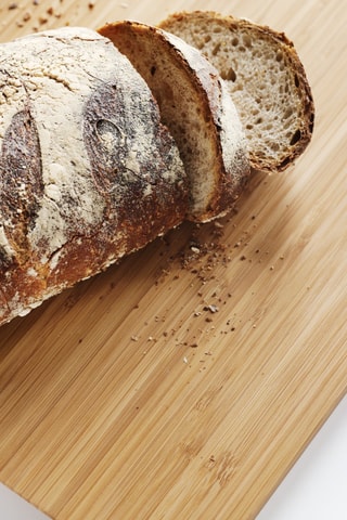 Panera con tapa de bambú Bistro - 24 x 37 x 14 cm