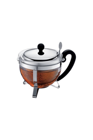 Tetera de vidrio de borosilicato y acero inoxidable Chambord - 1 l