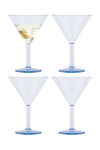 4 copas para Martini - 18 cl