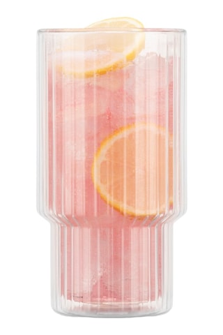 2 Dubbelwandige Borosilicaatglazen en Silcione Glazen Navalia - 50 cl