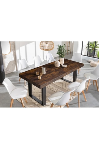 Mesa de comedor extensible Brixton - 200-300 x 75 x 90 cm