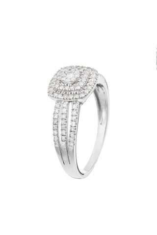 Anillo Moromba - Oro blanco y diamantes