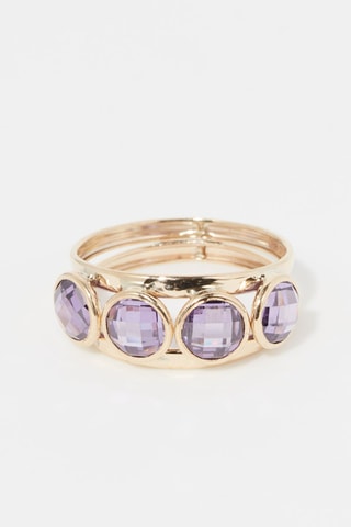 Anillo Maden Amethyst - Oro amarillo