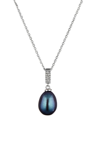 Colgante Ma Perle - Oro blanco, diamante y perla cultivada