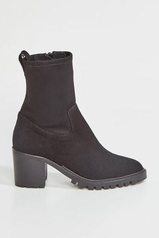 Nubuck Enkellaarzen Voceta - Zwart