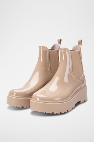 Lakleren Chelsea Boots BN.C. - Beige