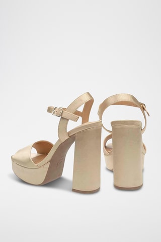 Sandalen met hak S.Tex - Beige