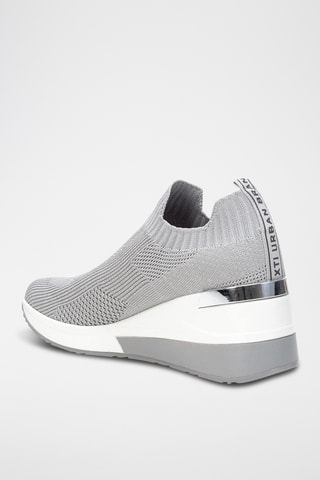 Slip-ons met Sleehak Veron - Lichtgrijs