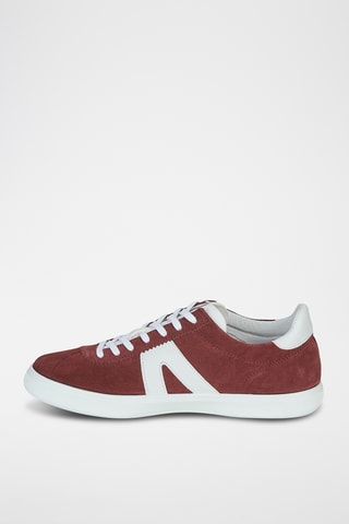 Nubuck Sneakers Gilot - Bordeauxrood