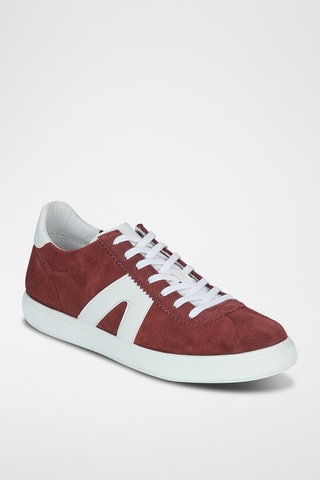 Nubuck Sneakers Gilot - Bordeauxrood