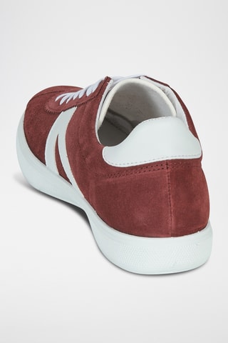 Nubuck Sneakers Gilot - Bordeauxrood