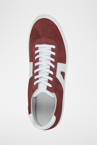 Nubuck Sneakers Gilot - Bordeauxrood