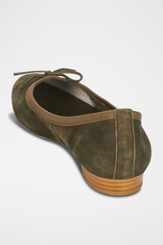 Ballerine in pelle André - kaki