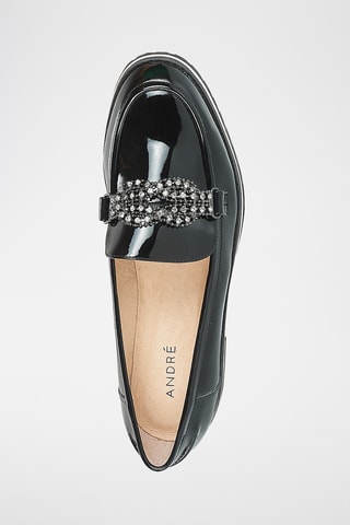 Mocasines con brillo Veron - Negro