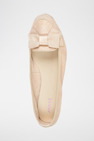 Leren Ballerina’s Veron - Roze
