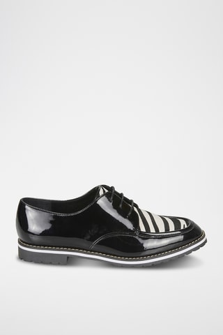 Derbies con brillo Veron - Negro