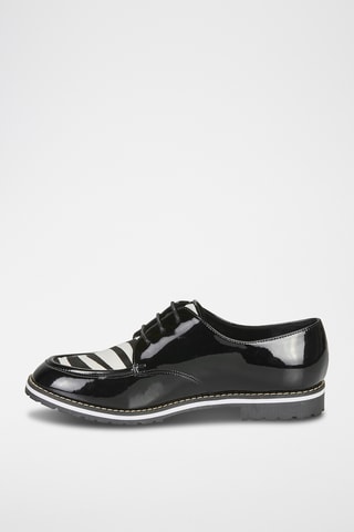 Derbies con brillo Veron - Negro