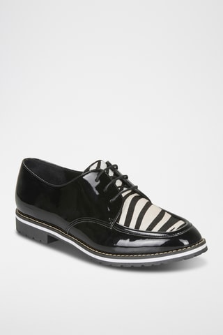 Derbies con brillo Veron - Negro