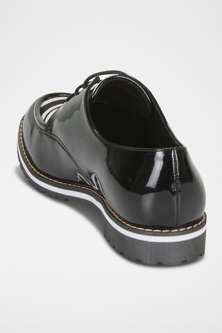 Derbies con brillo Veron - Negro
