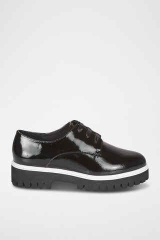 Derbies plateformes con brillo Veron - Negro