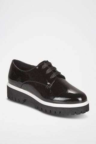 Derbies plateformes con brillo Veron - Negro